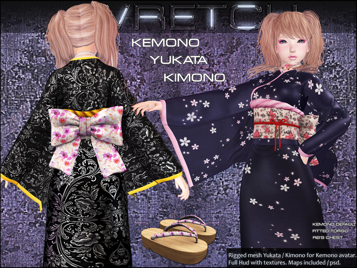 :: Wretch :: Kemono Yukata / Kimono