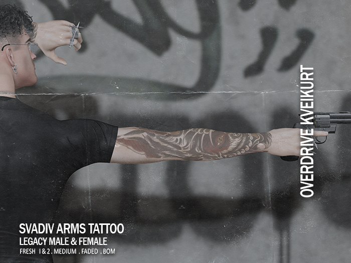OVERDRIVE KVEIKURT  - SVADIV ARMS TATTOO