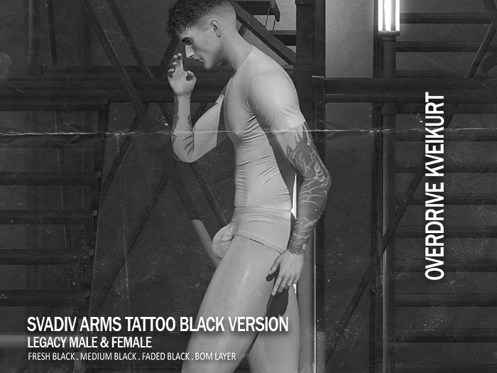 OVERDRIVE KVEIKURT  - SVADIV ARMS TATTOO BLACK VER  DEMO