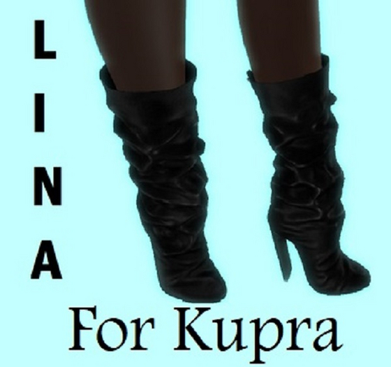 Lina Boots leather High Heel Kupra