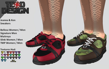 Sneakers ~ Jeanna & Ken (Textures Hud) ~ Mesh