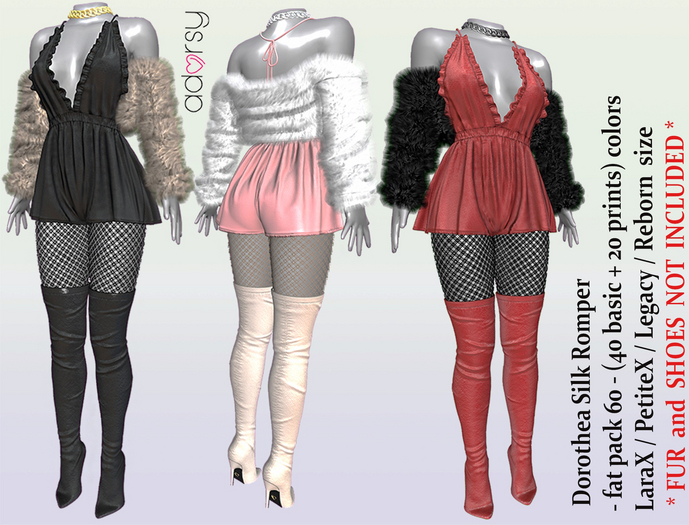 adorsy - Dorothea Romper Fatpack - LaraX/Legacy/PetiteX/Reborn