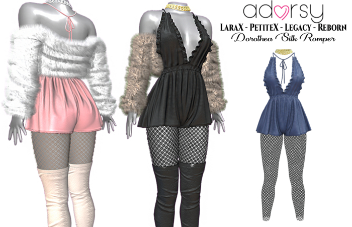 adorsy - Dorothea Romper Blue - Lara X/Legacy/PetiteX/Reborn