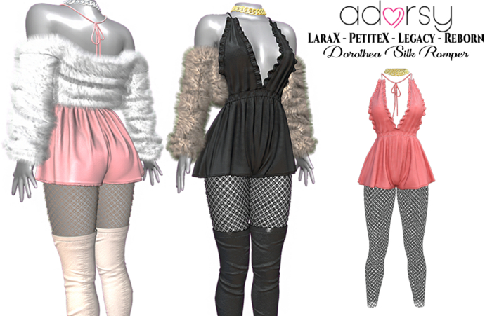 adorsy - Dorothea Romper Coral - Lara X/Legacy/PetiteX/Reborn