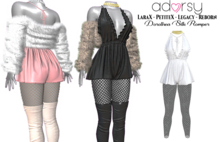 adorsy - Dorothea Romper White - Lara X/Legacy/PetiteX/Reborn