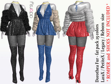 adorsy - Dorothea Fur Jacket Fatpack - Lara X/Legacy/PetiteX/Reborn