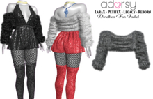 adorsy - Dorothea Fur Jacket Grey - Lara X/Legacy/PetiteX/Reborn