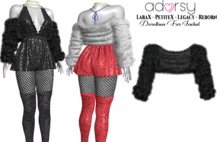 adorsy - Dorothea Fur Jacket Black - Lara X/Legacy/PetiteX/Reborn