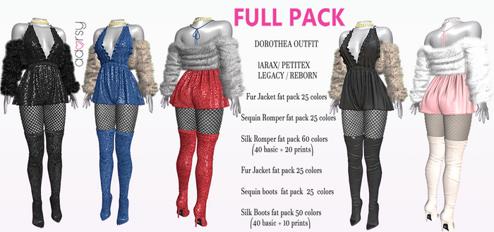 adorsy - Dorothea SET BUY ALL PACK - Lara X/Legacy/PetiteX/Reborn