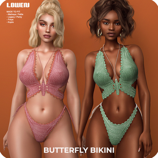 Lowen - Butterfly Bikini [PASTEL]