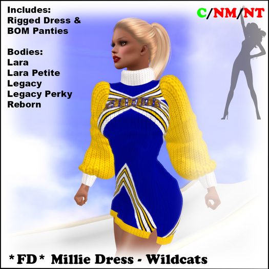 *FD* Millie Dress [Boxed] Wildcats