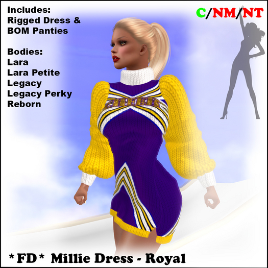 *FD* Millie Dress [Boxed] Royal