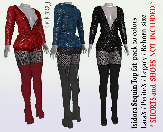 adorsy - Isidora Sequin Jacket Fatpack - Lara X/Legacy/PetiteX/Reborn