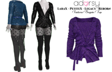 adorsy - Isidora Sequin Jacket Purple - Lara X/Legacy/PetiteX/Reborn