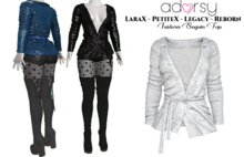 adorsy - Isidora Sequin Jacket White - Lara X/Legacy/PetiteX/Reborn