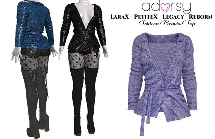 adorsy - Isidora Sequin Jacket Lilac - Lara X/Legacy/PetiteX/Reborn