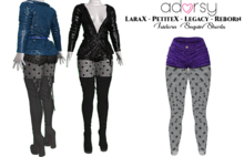 adorsy - Isidora Sequin Shorts Purple - Lara X/Legacy/PetiteX/Reborn