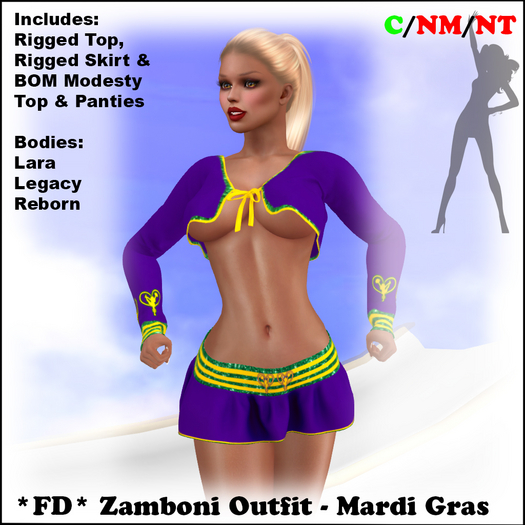 *FD* Zamboni Outfit [Boxed] Mardi GraS