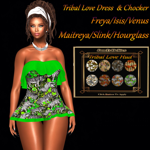 Tribal Love Dress with Chocker