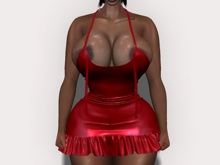 YENTEMENTS -  RUFFLE DRESS & TANK SS//22  [red]