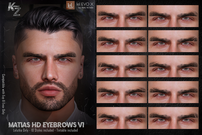 KARMAZZ Matias V1 leLUTKA HD Eyebrows - EVO & EVOX