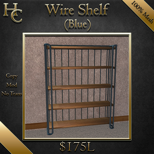 [HC] Wire Shelf - Blue