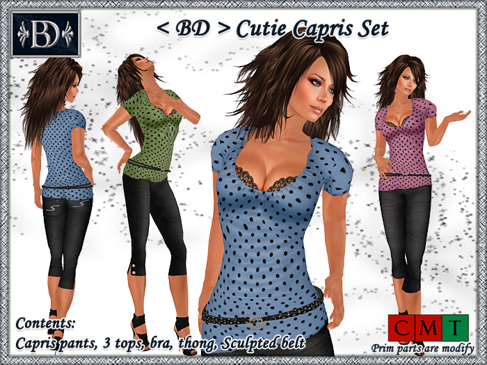 < BD > Cutie Capris Set (transfer)