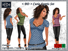 < BD > Cutie Capris Set