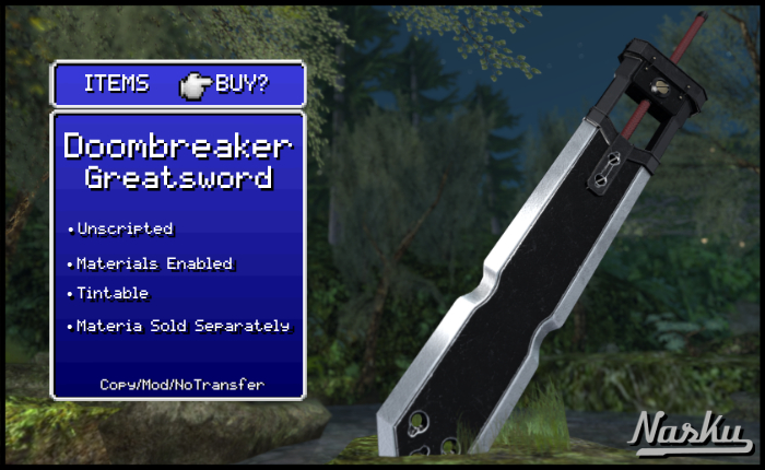 [Nasku] "Doombreaker" Greatsword 
