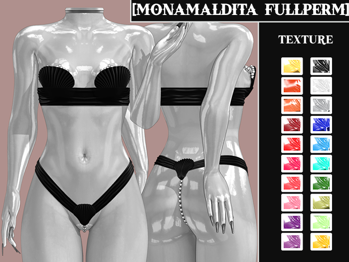 #78 - MONAMALDITA - Texture Silk - Bikini