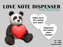 Pickle Day Designs - Love Note Dispenser (panda)