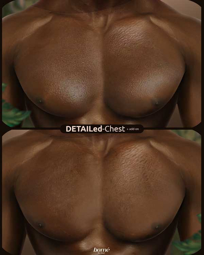 BORNE. Romero Detailed Chest-Add on (Moonrock)