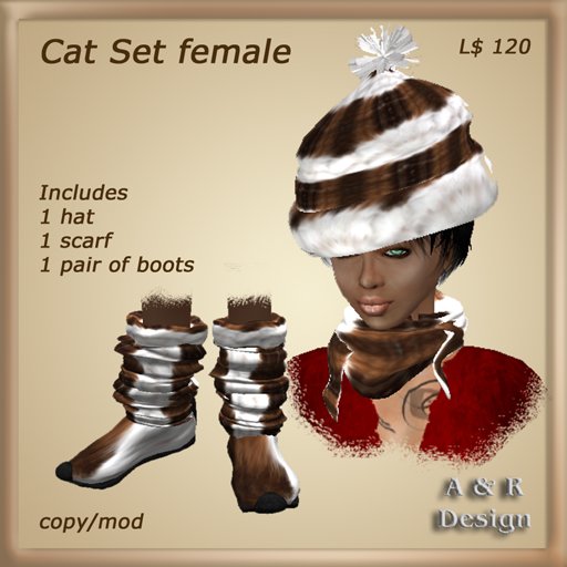 Cat set female (box)