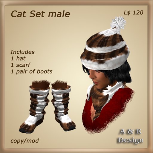 Cat set male (box)