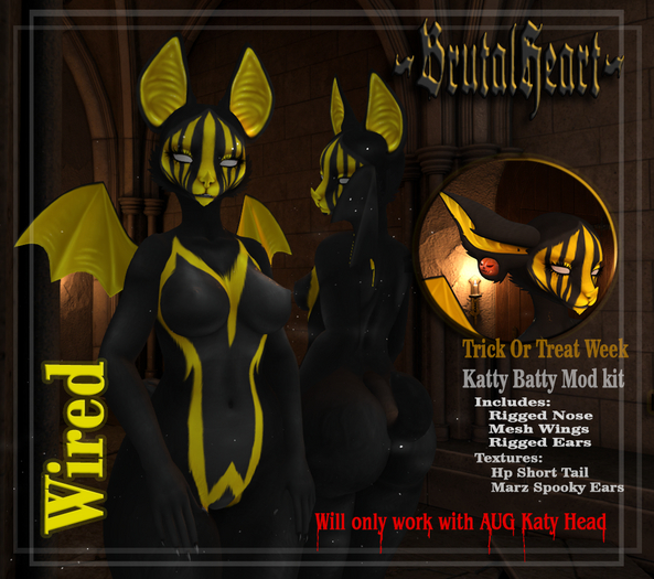 Retired  ~BH~ Katty Batty - Wired Mod Kit