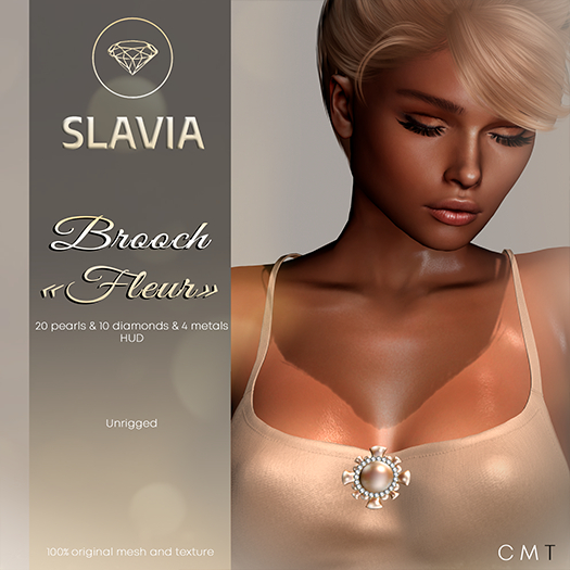 Slavia - FLEUR Brooch