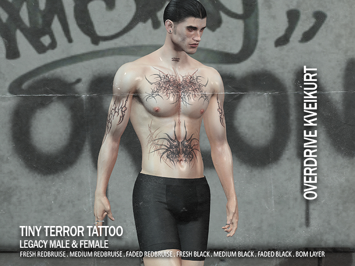 OVERDRIVE KVEIKURT  - TINY TERROR TATTOO
