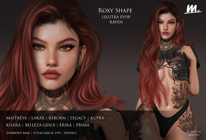 ::Midori's Store:: Roxy Shape (Lelutka Raven 3.1 Evo X)