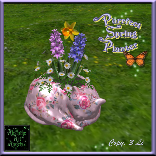 Purrfect Spring Planter
