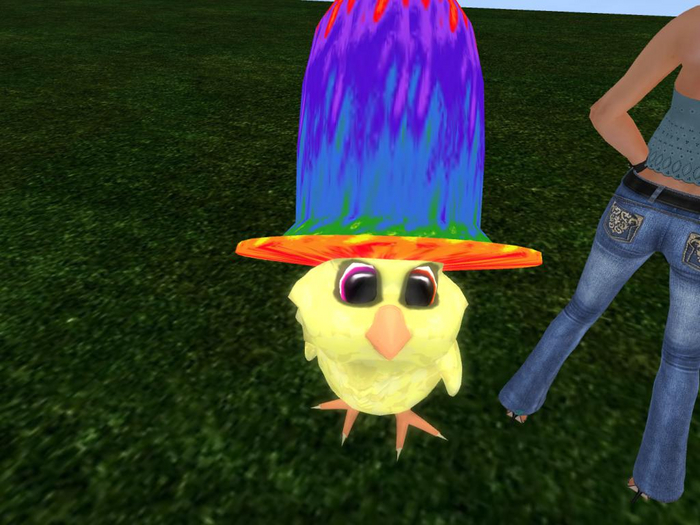 K.P. Cheepsie easter hat/egg tail.