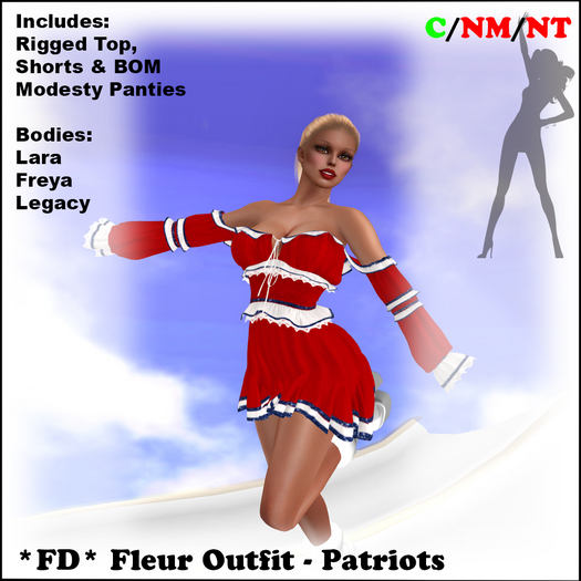 *FD* Fleur Outfit [Boxed] Patriots