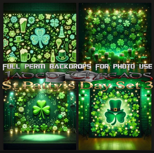 (JT) St Pattys Day BG Set 3  Add