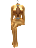 aprelle beyonce dress gold