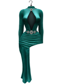 aprelle beyonce dress emerald
