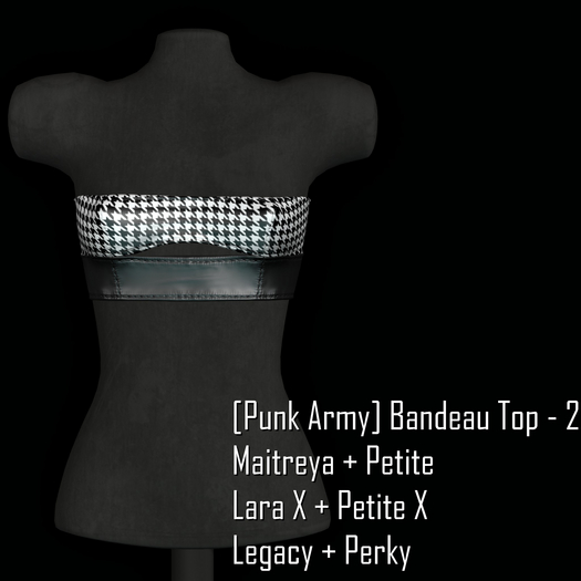 [Punk Army] Bandeau Top - 2
