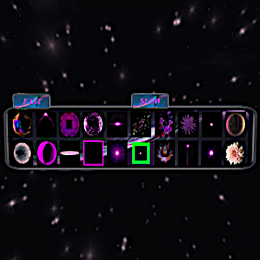 Particle HUD  pink / purple