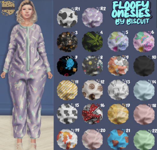2. RARE - Floofy Onsie (Femme) - Unicorn - Biscuit [Box]