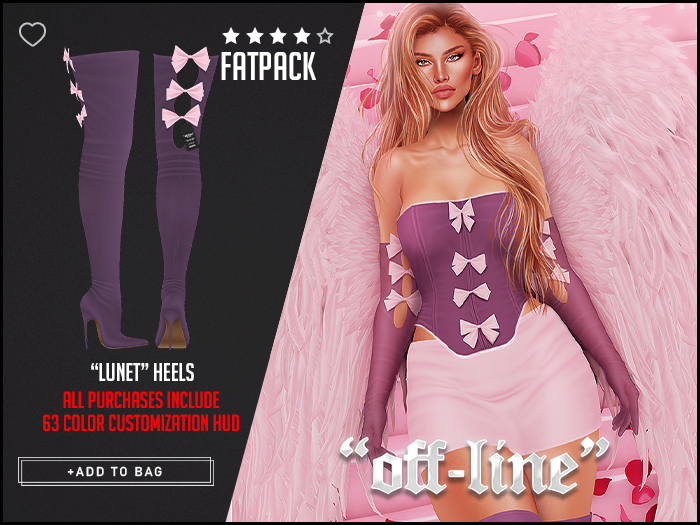 "Off-Line" x "Lunet" Heels / Fatpack