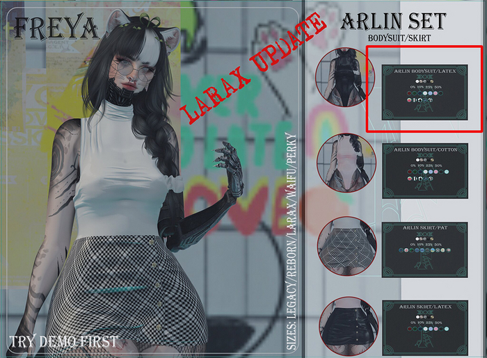 FREYA// Arlin bodysuit/LATEX