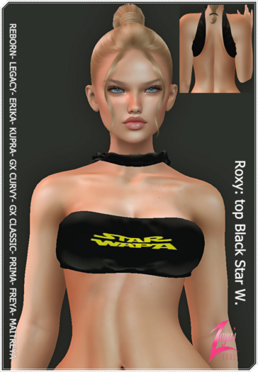 ::Z:: Roxy: Top black Star W.